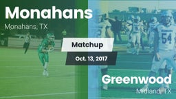 Matchup: Monahans  vs. Greenwood   2017