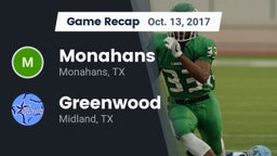 Recap: Monahans  vs. Greenwood   2017