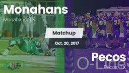 Matchup: Monahans  vs. Pecos  2017