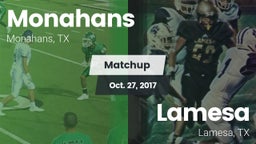 Matchup: Monahans  vs. Lamesa  2017