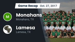 Recap: Monahans  vs. Lamesa  2017