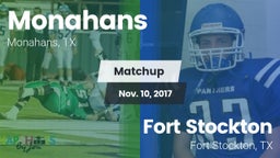 Matchup: Monahans  vs. Fort Stockton  2017