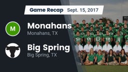 Recap: Monahans  vs. Big Spring  2017