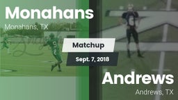 Matchup: Monahans  vs. Andrews  2017