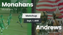 Matchup: Monahans  vs. Andrews  2018