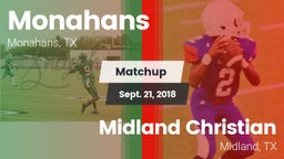 Matchup: Monahans  vs. Midland Christian  2018