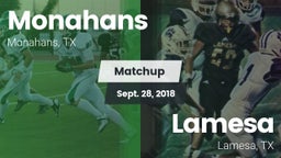 Matchup: Monahans  vs. Lamesa  2017