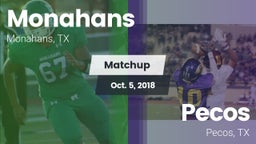 Matchup: Monahans  vs. Pecos  2017