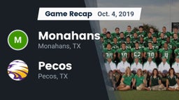 Recap: Monahans  vs. Pecos  2019