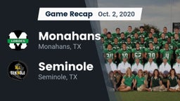 Recap: Monahans  vs. Seminole  2020