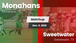 Matchup: Monahans  vs. Sweetwater  2020