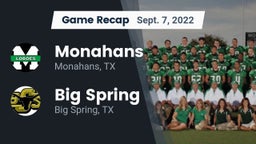 Recap: Monahans  vs. Big Spring  2022