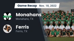 Recap: Monahans  vs. Ferris  2022