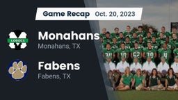 Recap: Monahans  vs. Fabens  2023
