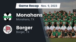 Recap: Monahans  vs. Borger  2023