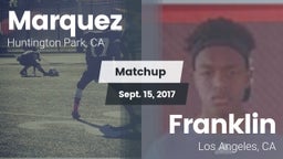 Matchup: Marquez  vs. Franklin  2016