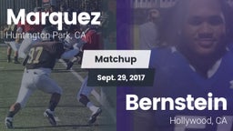 Matchup: Marquez  vs. Bernstein  2016