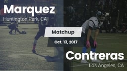 Matchup: Marquez  vs. Contreras  2016