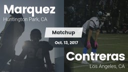 Matchup: Marquez  vs. Contreras  2017