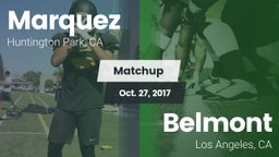 Matchup: Marquez  vs. Belmont  2017