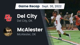 Recap: Del City  vs. McAlester  2022