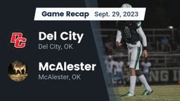 Recap: Del City  vs. McAlester  2023