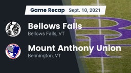 Recap: Bellows Falls  vs. Mount Anthony Union  2021