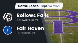 Recap: Bellows Falls  vs. Fair Haven  2021