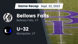 Recap: Bellows Falls  vs. U-32  2023