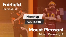 Matchup: Fairfield High vs. Mount Pleasant  2016