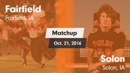 Matchup: Fairfield High vs. Solon  2016