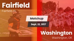 Matchup: Fairfield High vs. Washington  2017