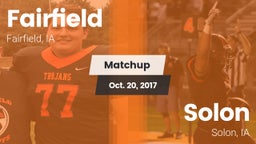 Matchup: Fairfield High vs. Solon  2017