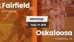 Matchup: Fairfield High vs. Oskaloosa  2019