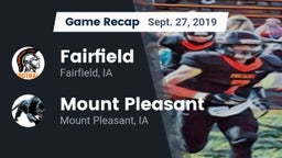 Recap: Fairfield  vs. Mount Pleasant  2019