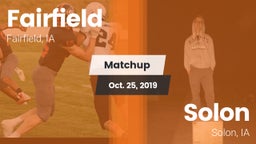 Matchup: Fairfield High vs. Solon  2019