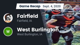 Recap: Fairfield  vs. West Burlington  2020