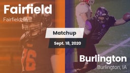 Matchup: Fairfield High vs. Burlington  2020