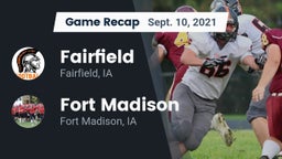 Recap: Fairfield  vs. Fort Madison  2021