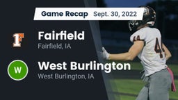 Recap: Fairfield  vs. West Burlington  2022