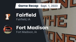 Recap: Fairfield  vs. Fort Madison  2023