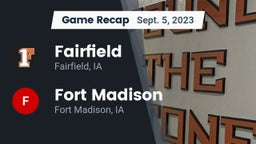 Recap: Fairfield  vs. Fort Madison  2023
