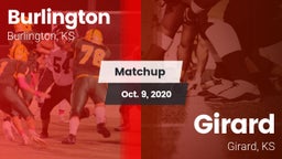 Matchup: Burlington High vs. Girard  2020