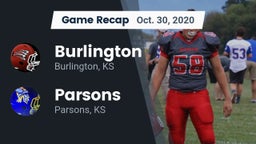 Recap: Burlington  vs. Parsons  2020