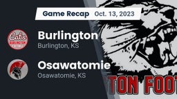 Recap: Burlington  vs. Osawatomie  2023