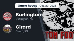 Recap: Burlington  vs. Girard  2023