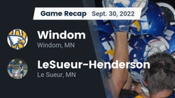 Recap: Windom  vs. LeSueur-Henderson  2022