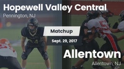 Matchup: Hopewell Valley Cent vs. Allentown  2017