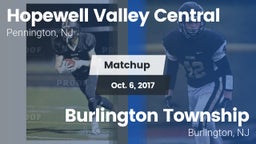 Matchup: Hopewell Valley Cent vs. Burlington Township  2017