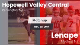 Matchup: Hopewell Valley Cent vs. Lenape  2017